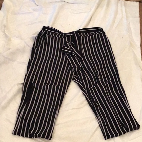 Mosaic & Co Striped Elastic Waist Pants Size Medium - Picture 4 of 6